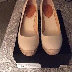 J. Crew , Seville espadrille wedges, size 6 1/2